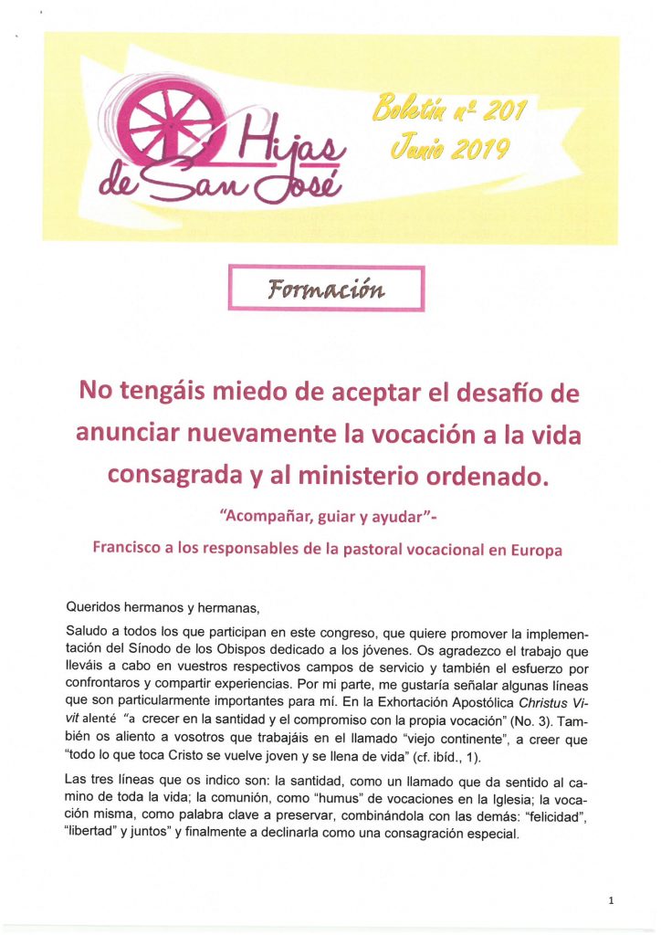 Boletín nº 201 junio 2019